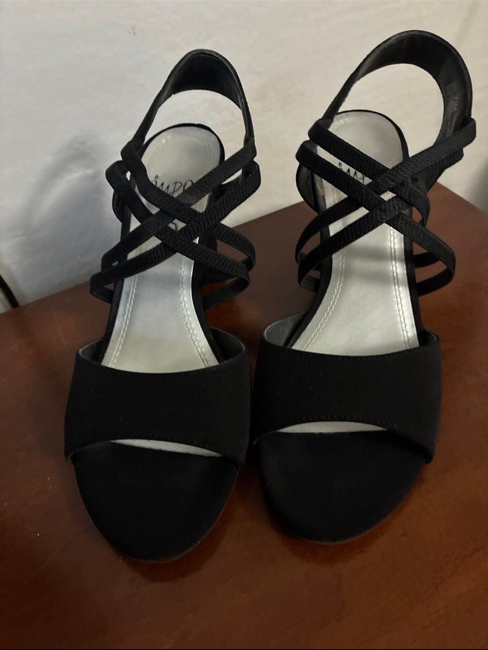 Black Strappy Women's Sandals